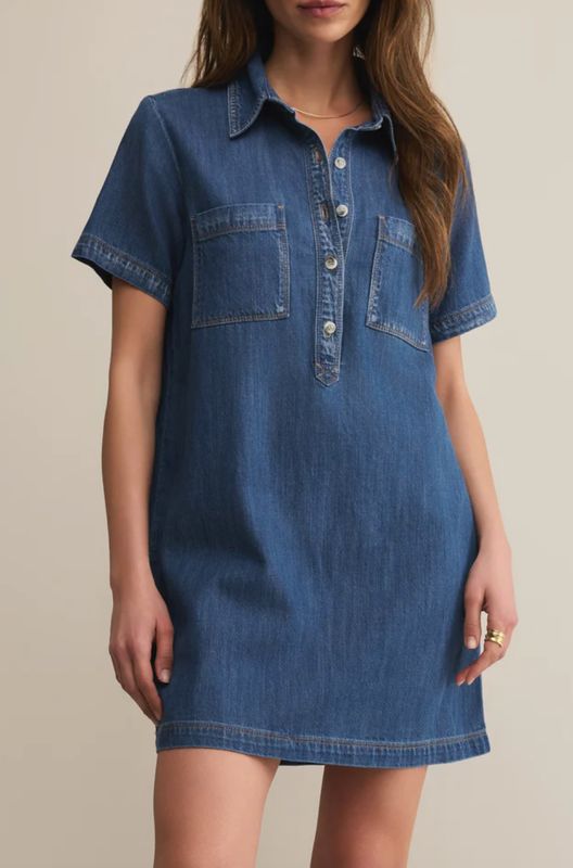 Z SUPPLY DENIM MINI DRESS -XX