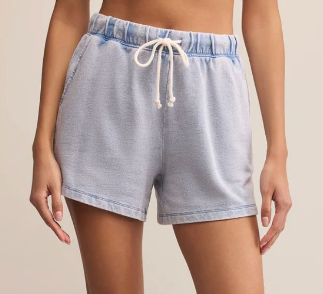 Z SUPPLY KNIT DENIM SHORTS