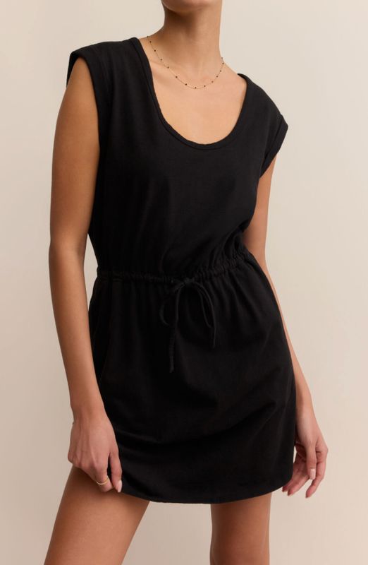 Z SUPPLY MINI DRESS BLACK