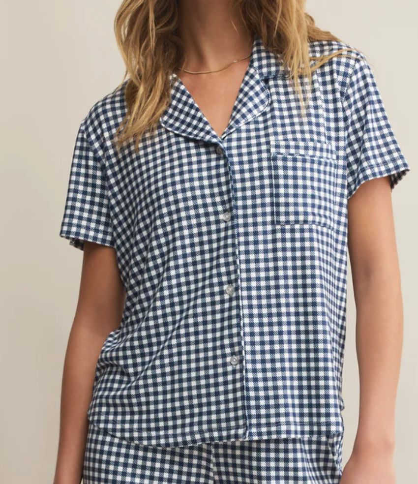 Z SUPPLY AMY GINGHAM TOP