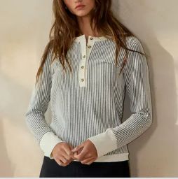 BUCKETLIST RIBBED HENLEY 