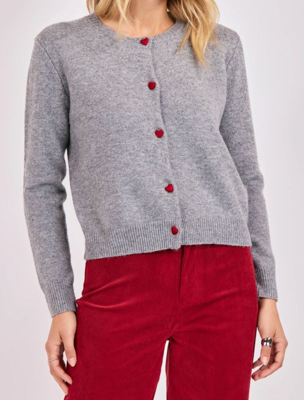 SADIE &amp; SAGE HEART CARDI 