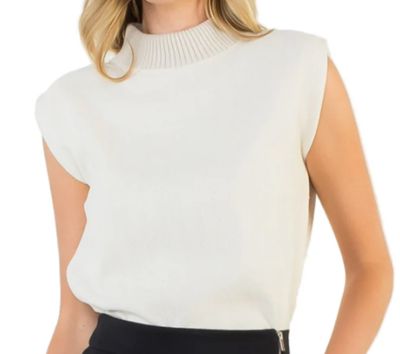 SADIE &amp; SAGE MOCK NECK TOP 