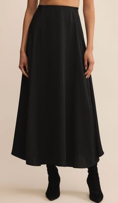 Z SUPPLY MIDI SKIRT BLACK -XX