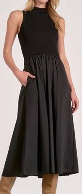 ELAN MOCK NECK DRESS -XX