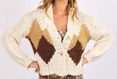 SAGE THE LABEL CHUNKY CARDIGAN  -XX