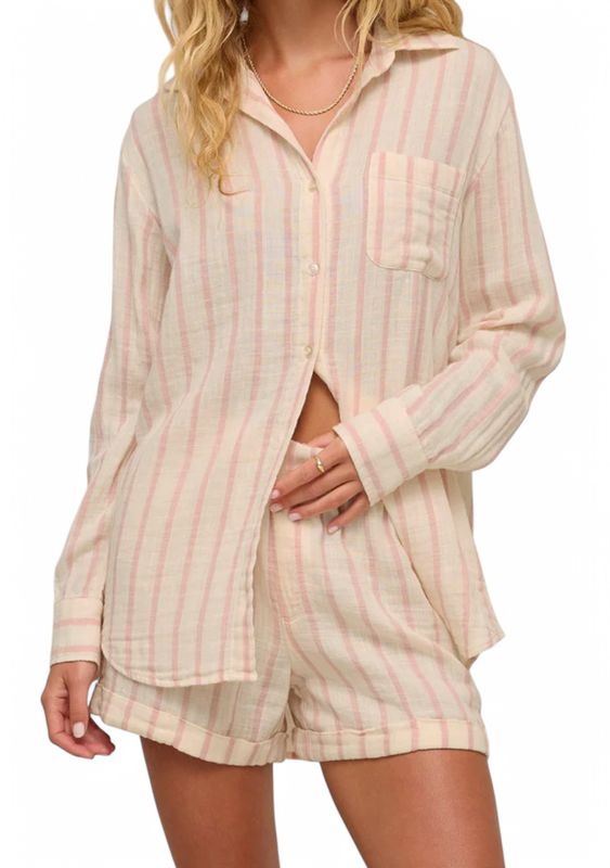 Z SUPPLY SATURDAY STRIPE SHIRT  -XX