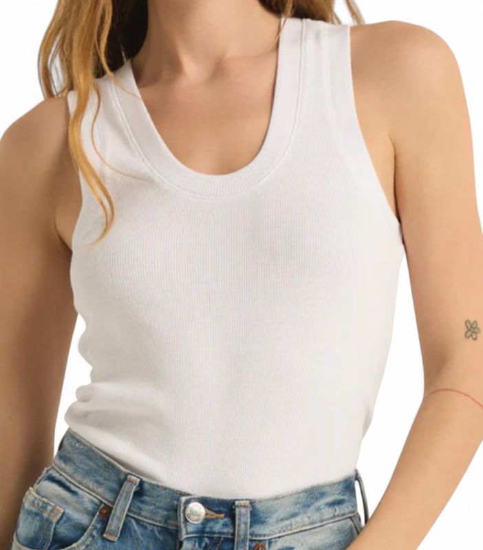 Z SUPPLY SIRENA RIB TANK WHITE