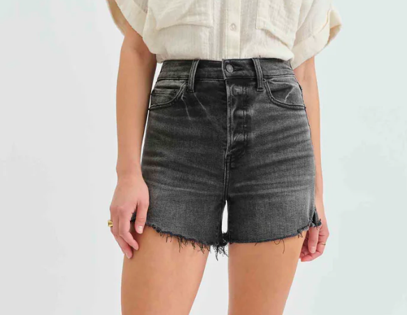 DAZE HIGH RISE SHORT BLACK 