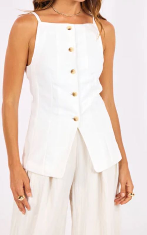 SAGE THE LABEL VEST TOP