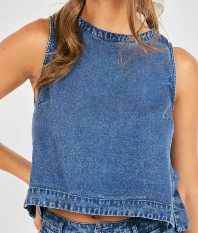 SADIE &amp; SAGE DENIM TOP