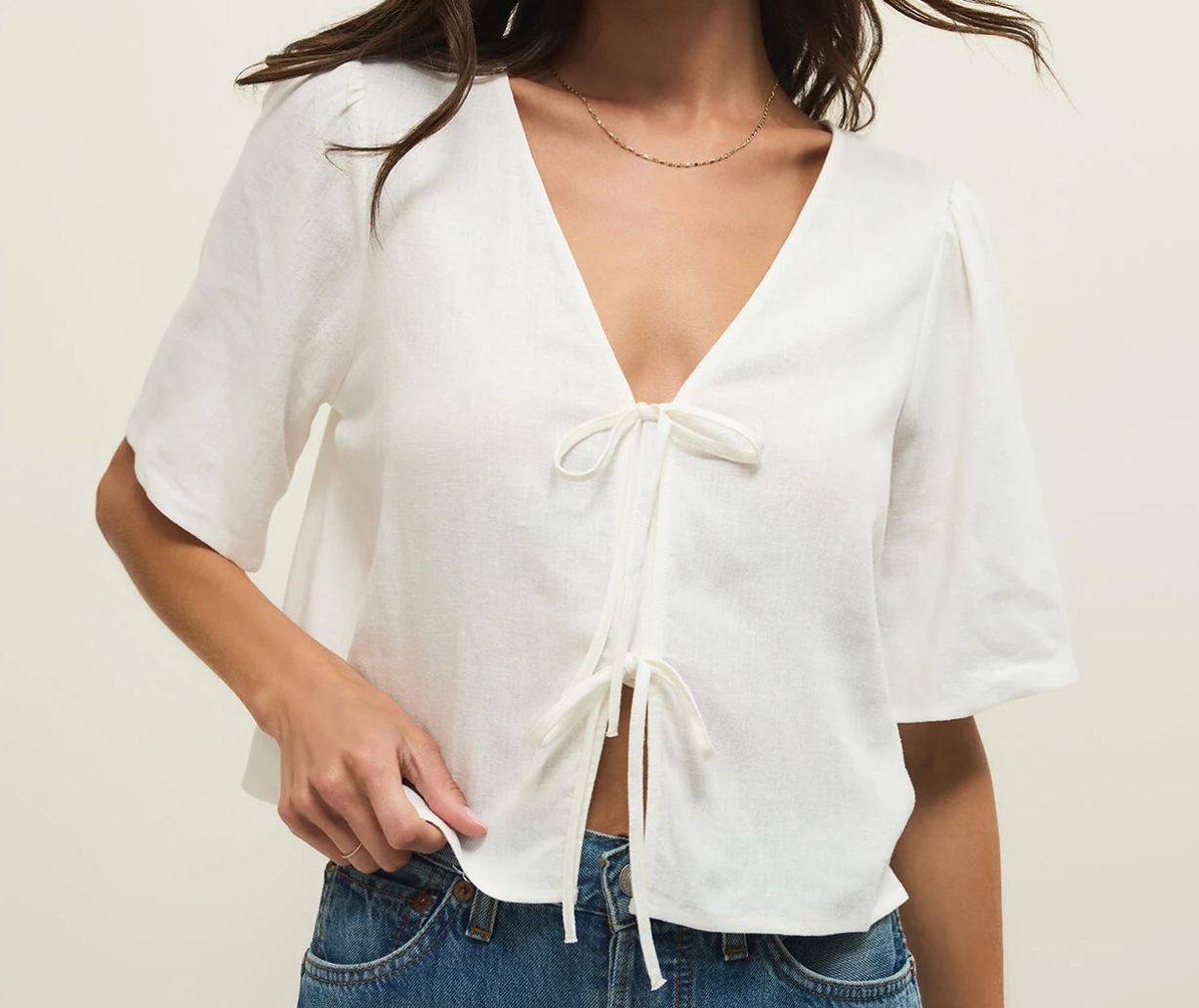 Z SUPPLY LA BELLE LINEN TOP