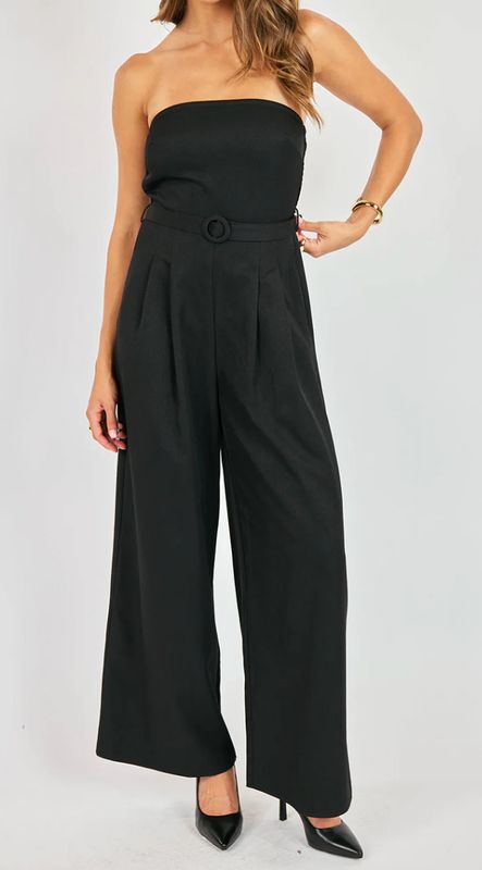 SADIE &amp; SAGE TUBE JUMPSUIT BLACK