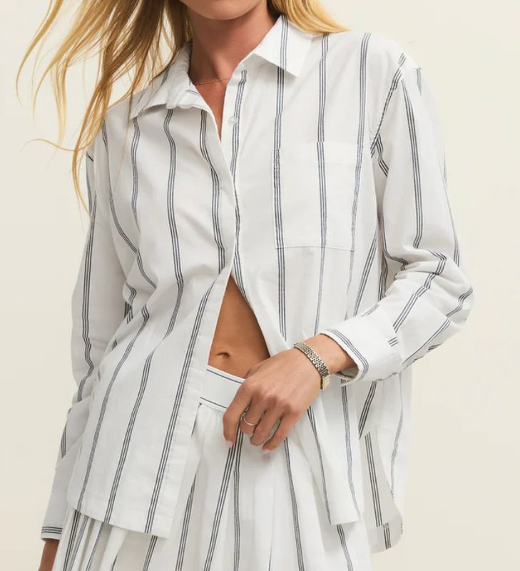 Z SUPPLY ROLLING HILLS SHIRT WHITE