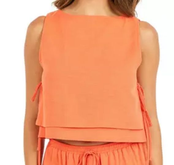 SADIE &amp; SAGE LAYERED TOP ORANGE