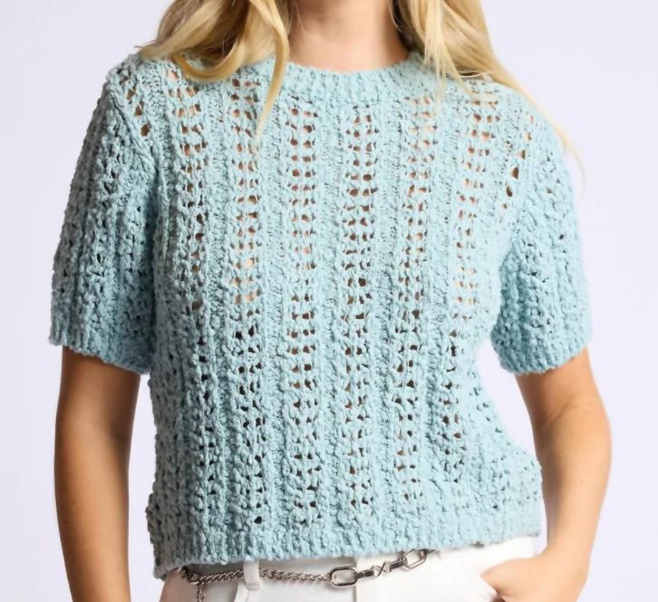 SAGE THE LABEL SWEATER LIGHT BLUE