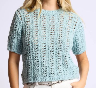 SAGE THE LABEL SWEATER LIGHT BLUE