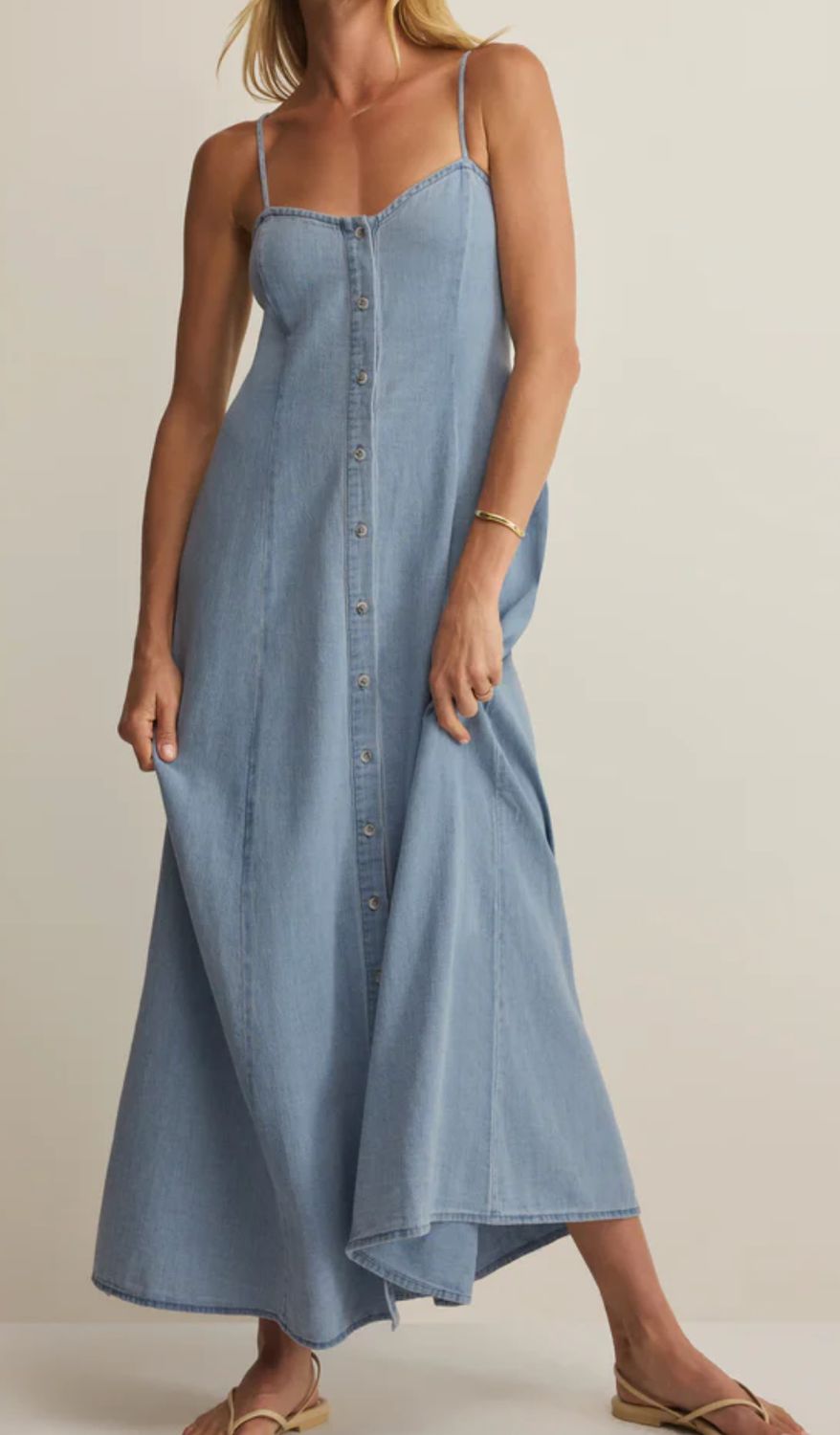 Z SUPPLY TWILL MIDI DRESS