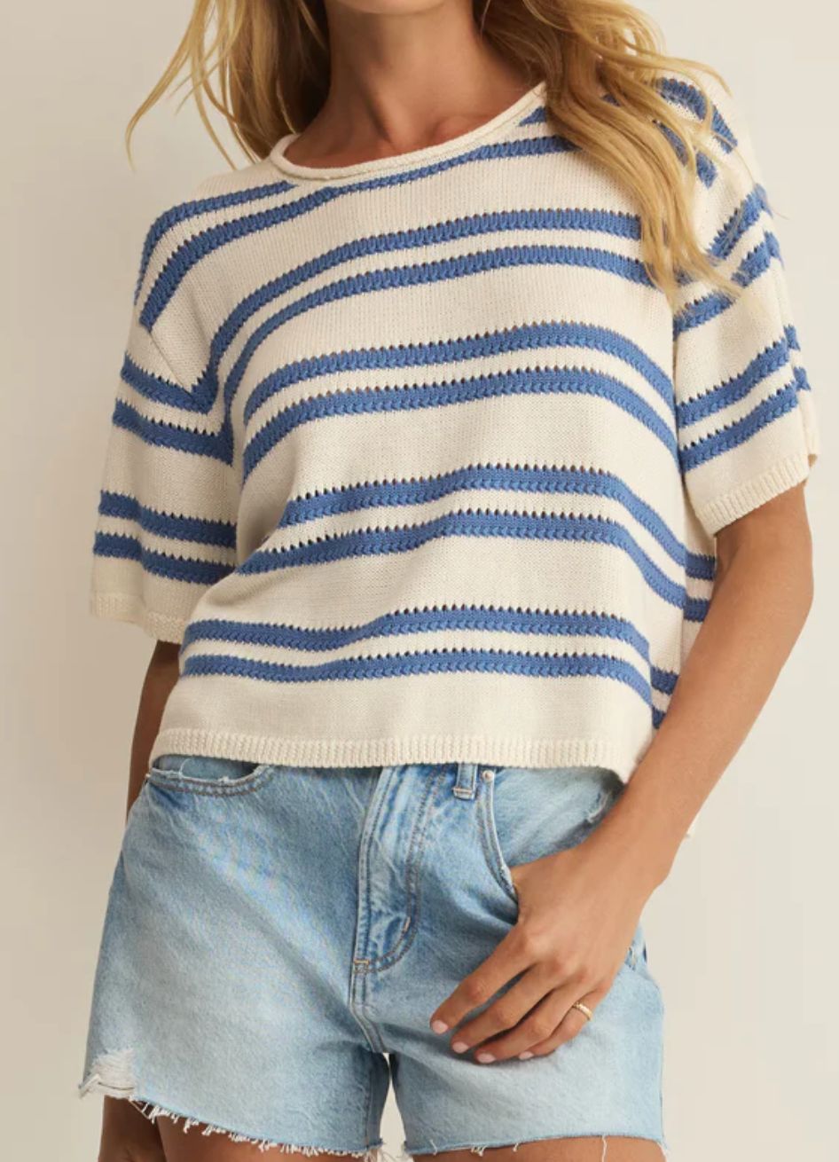 Z SUPPLY STRIPE SWEATER
