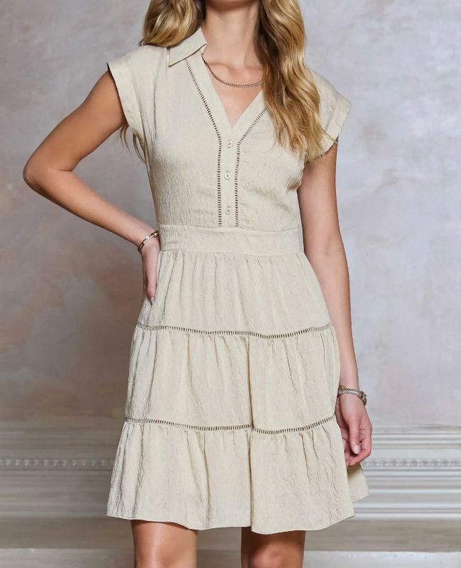 CURRENT AIR TIERED DRESS