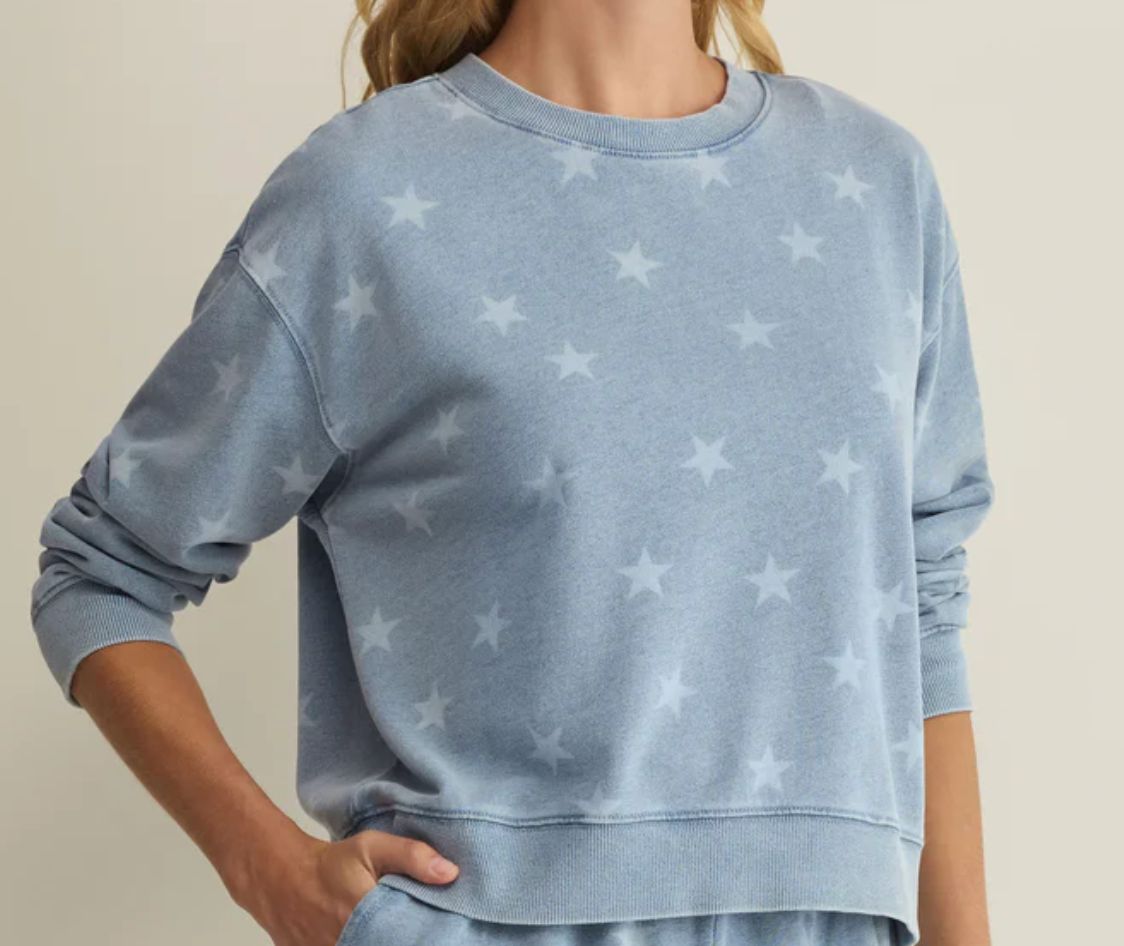 Z SUPPLY WRITTEN STARS SWEATSHIRT