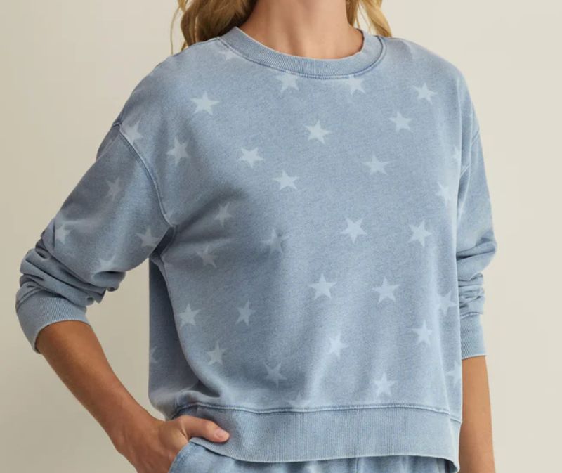 Z SUPPLY WRITTEN STARS SWEATSHIRT