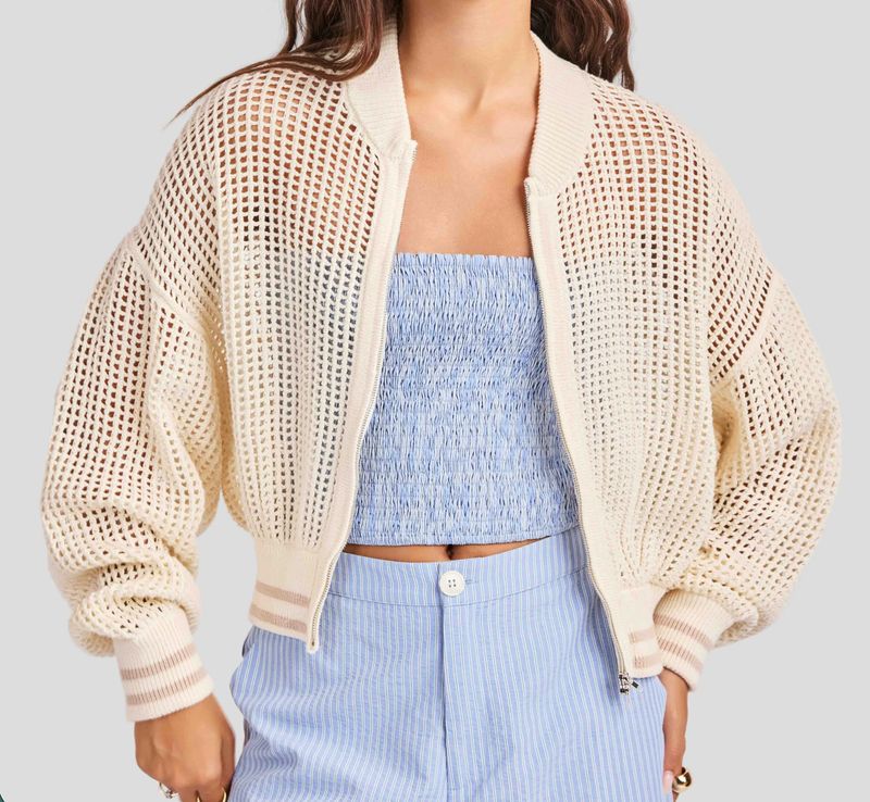 SAGE THE LABEL SWEATER BOMBER