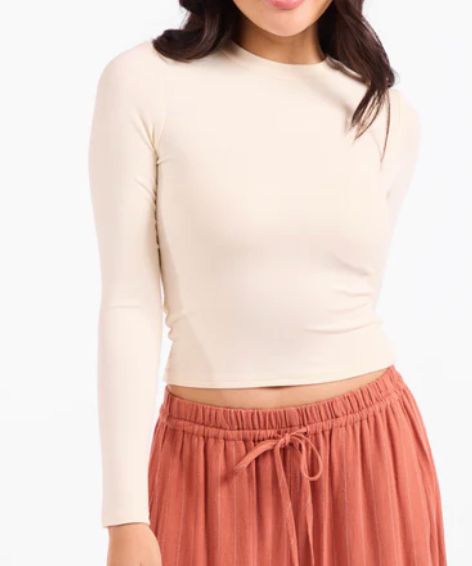 SADIE &amp; SAGE CREWNECK TOP CREAM