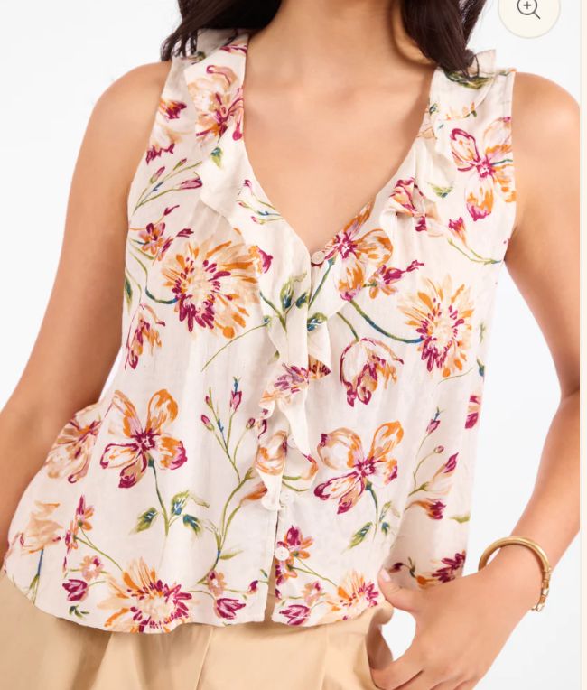 SADIE &amp; SAGE FLORAL TOP