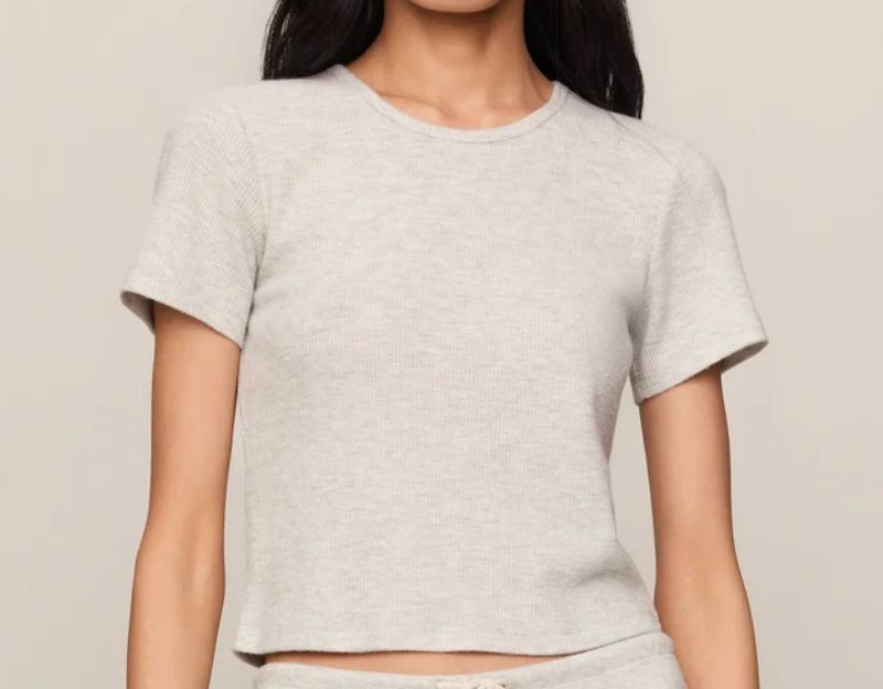Z SUPPLY WAFFLE TEE GREY