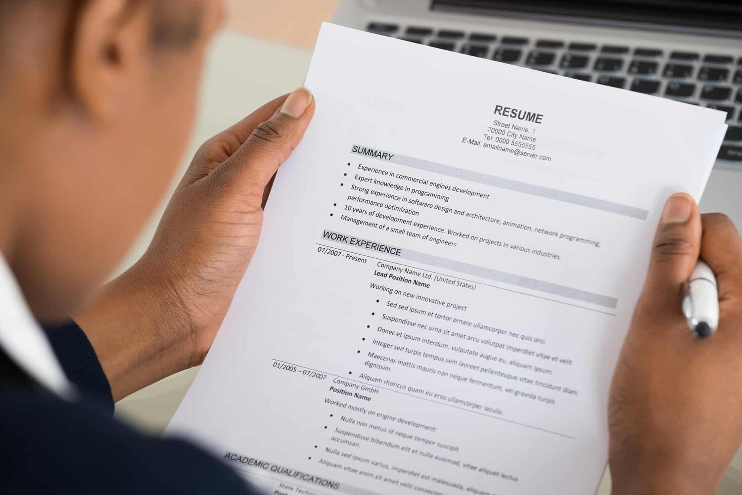 Professionally Written Resume