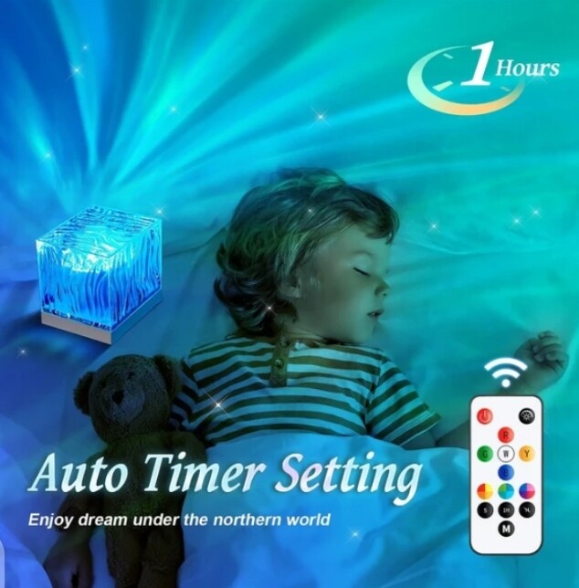 Aurora glow lamp