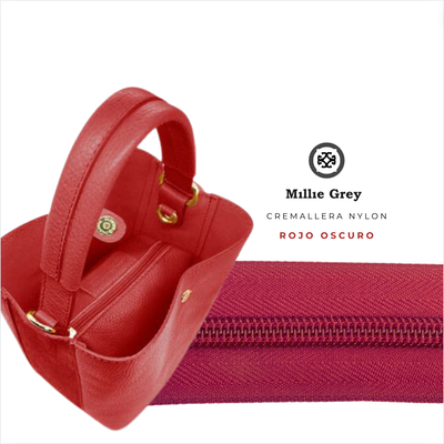 Cremallera # 6 Rojo O precio x metro