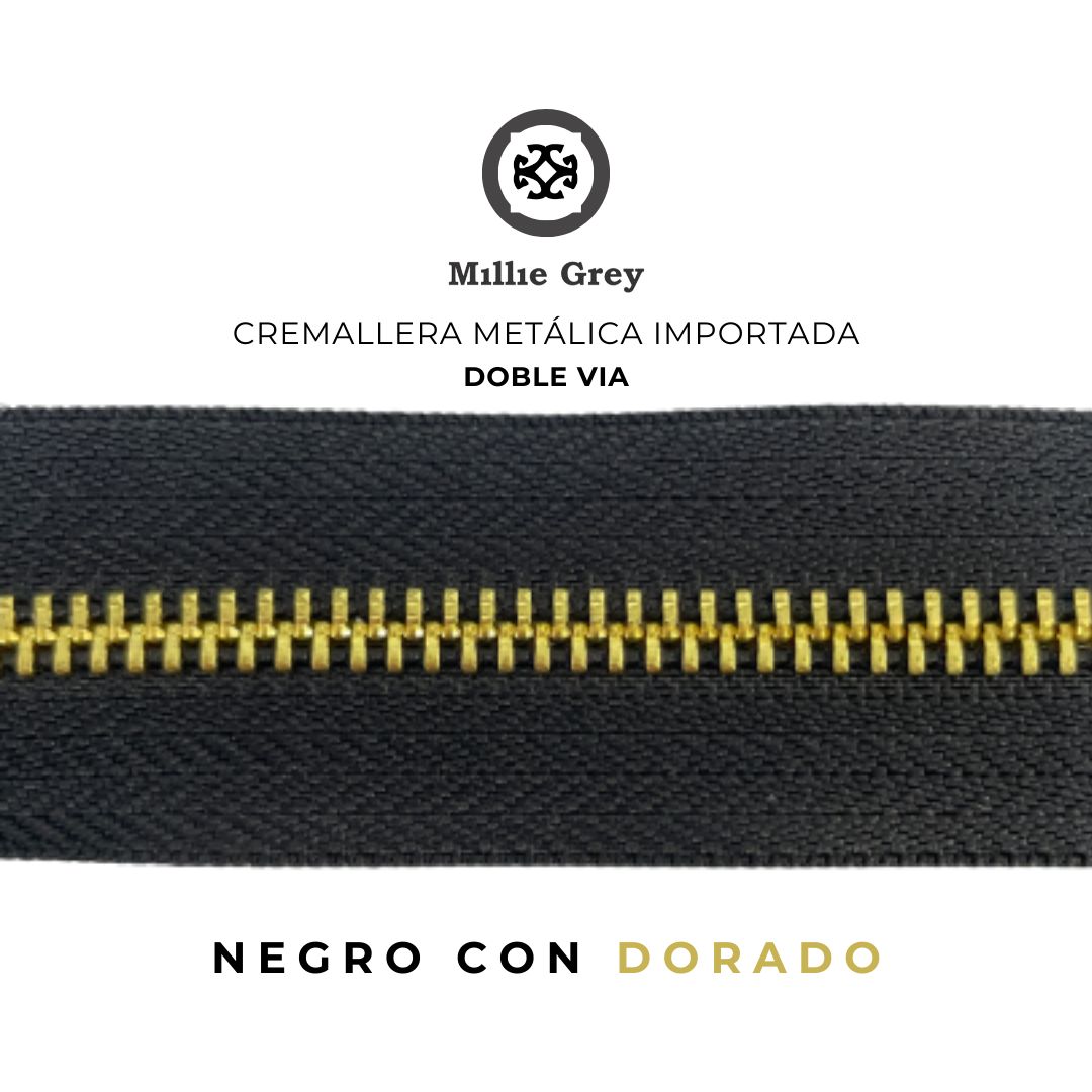 Cremallera Metálica  precio x metro