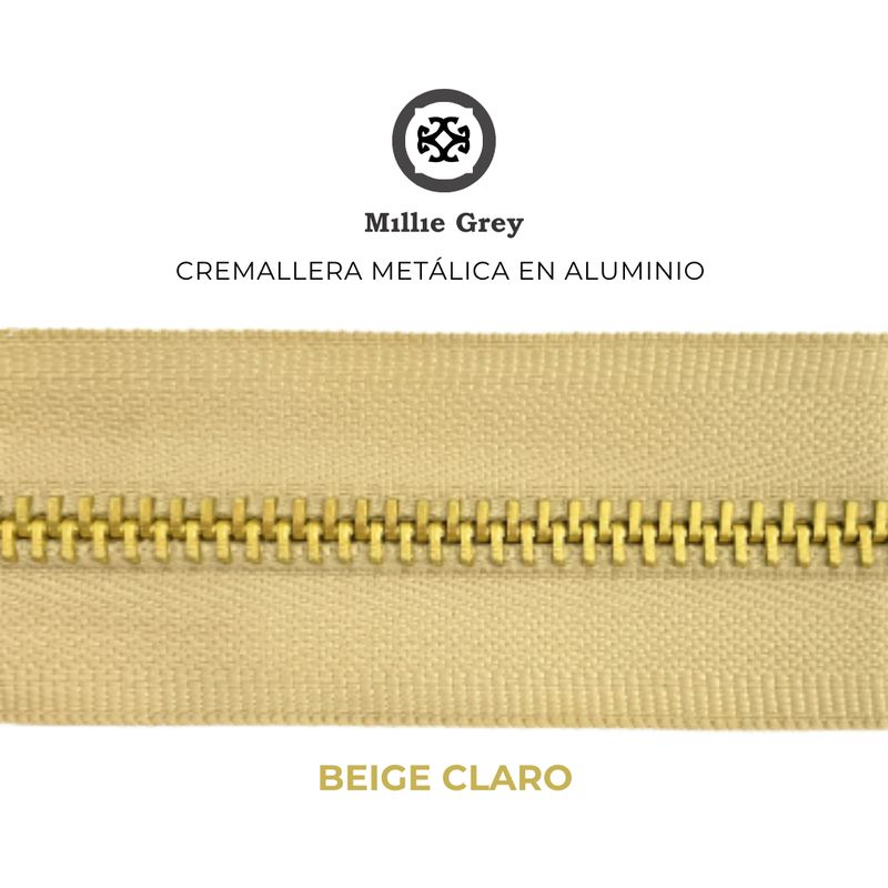 Cremallera Metálica  precio x metro