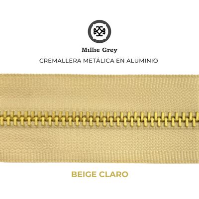 Cremallera Metálica  precio x metro