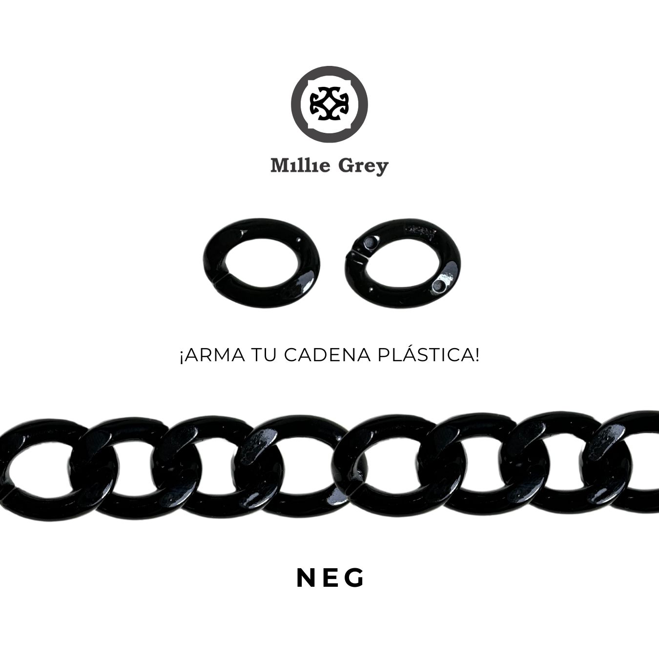 NEG  Cadena Plástica Dor precio x eslabón