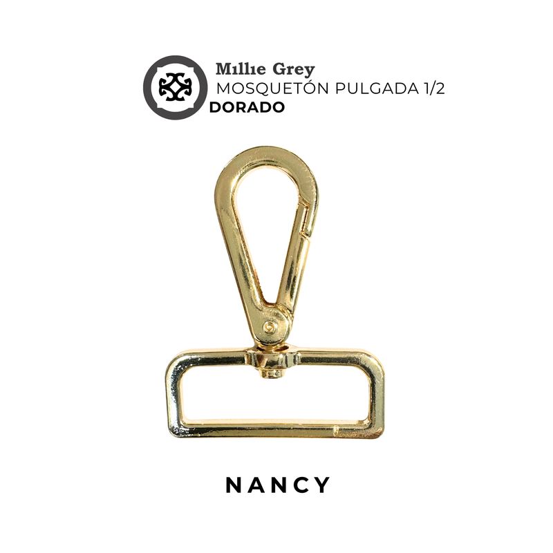 Mosqueton dorado 1 1/2  (3,8 cm) - Nancy