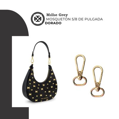 Mosqueton dorado 5/8 (1,5 cm) - Ura  precio x unidad