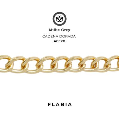 ​Cadena metálica dorada para bolsos - Flabia precio x metro