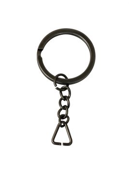 LLAVERO HIERRO GUNMETAL 25 mm  precio x unidad