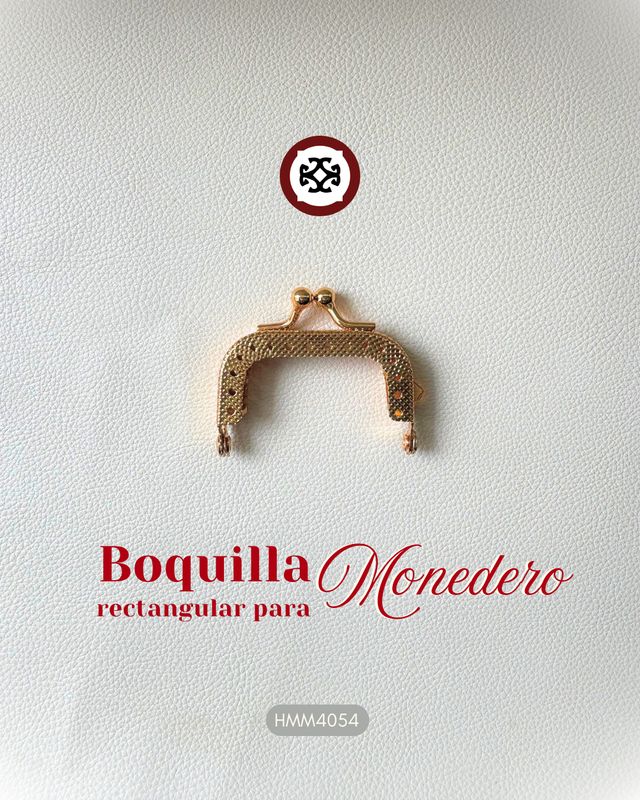 BOQUILLA MONEDERO RECTANGULAR precio x unidad
