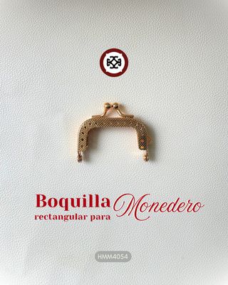 BOQUILLA MONEDERO RECTANGULAR precio x unidad