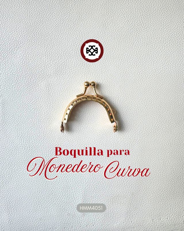 BOQUILLA PARA MONEDERO CURVA  precio x unidad