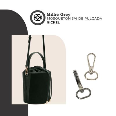 Mosqueton Niquel 3/4 de pulgada (2 cm)​ - Cecilia . .    precio x unidad