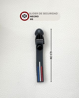 Slider  #6 nylon - negro