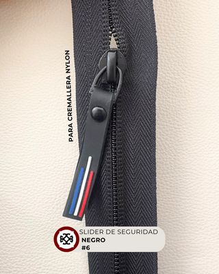 Slider  #6 nylon - negro