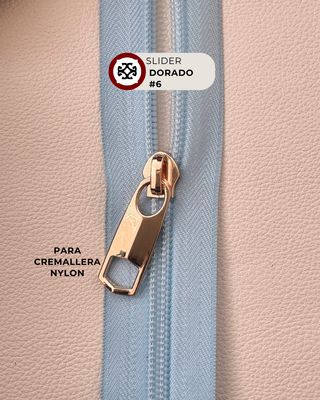 Slider #6 nylon - dorado