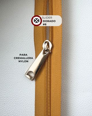 Slider #6 nylon - dorado