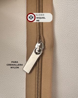 Slider #6 nylon-niquel